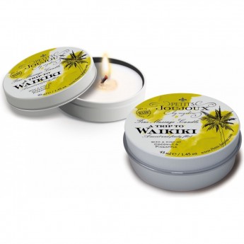 Массажная свеча MYSTIM PETITS JOUJOUX WAIKIKI BEACH пина колада (33 гр.) Массажная свеча MYSTIM PETITS JOUJOUX WAIKIKI BEACH пина колада (33 гр.)